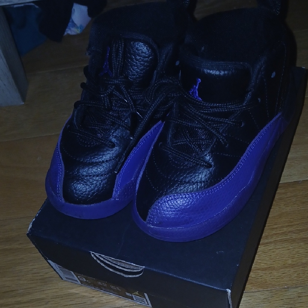 Jordan Kids Sneakers Black Purple